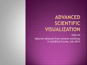 Advanced Scientific Visualization