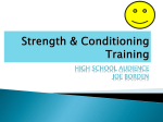 Strength and Conditioning Training