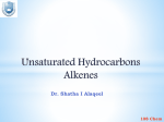 Unsaturated Hydrocarbons Alkenes