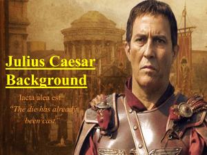 Julius Caesar Background