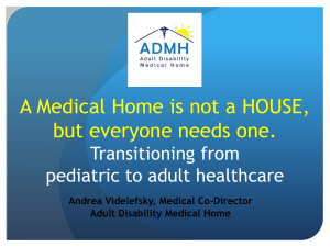 Why transition to adult service system?