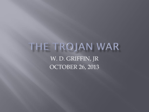 the trojan war - West Creek Latin