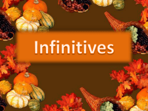 What are infinitive phrases?