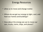 Alternative Energy sources