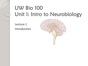 Lecture 1 Class Intro UW Bio Lesson 1 Intro