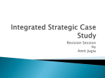 Integrated Strategic Case Study