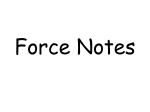 Force Notes 2017