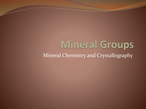 Mineral Groups