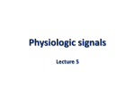 Physiologic signals - O6U E