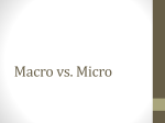 Macro vs. Micro