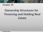 Real Estate Finance - PowerPoint - Ch 20