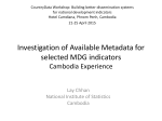 An Investigation of Available Metadata