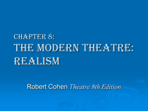 Chapter 8: The Modern Theatre: Realism