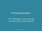 Entrepreneurship I