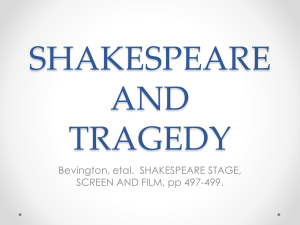 shakespeare and tragedy - Emporia State University