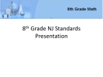 8th Grade NJ Standards Presentation
