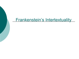 Frankenstein*s Intertextuality