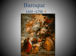 Baroque 1600 -1750