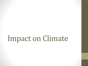 Impact on Climate - Effingham County Schools