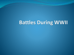 Battles During WWII