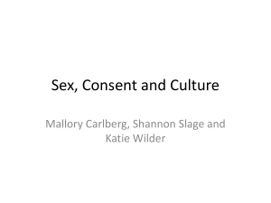 Sex and Consent slides by Mallory Carlberg