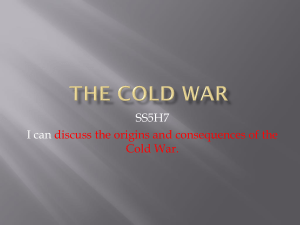 The Cold war