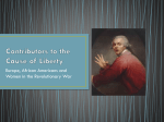 Contributors to the Cause of Liberty