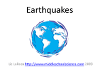 Earthquakes - Leon County Schools