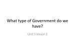 What type of Government do we have?