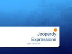 Jeopardy Expressions - MeyerMathScience2016