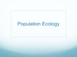 Ecology of Populations