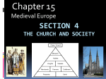 Section 4 The Church and Society