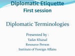 1-diplomatic terminologies