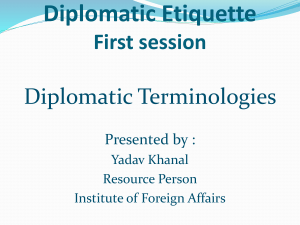 1-diplomatic terminologies