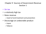 Chapter 9 Sources of Government Revenue Section