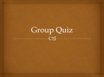 Group Quiz - BrandtBRC