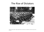 The Rise of Dictators