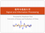 ******* Signal and Information Processing