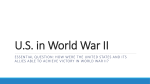 U.S. in WWII PowerPoint