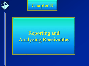 Accounting for Receivables