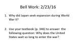 Bell Work: 2/23/16