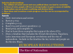 european revolutions - rise of nationalism 2
