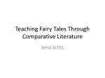 Teaching Fairy Tales Through Comparative Literature