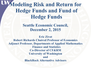 Hedge Fund Risk and Return Modeling