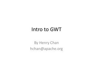 GWT - Meetup