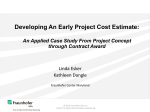 Developing an Independent Cost Estimate: Effective Use of COCOMO