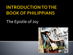 introduction to the book of philippians