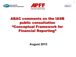 ABAC Comments to IASB on Conceptual