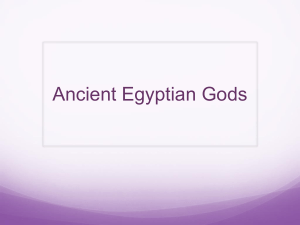 Gods of Egypt - Glen Innes High School
