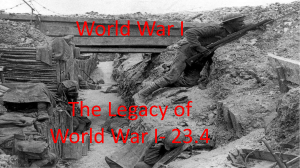 23.4 The Legacy of World War I